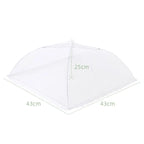 Food Cover Mesh Folding Washable Flies Tables Cover Insect Proof Protective Dish Covers Home Kitchen Storage Accessaries