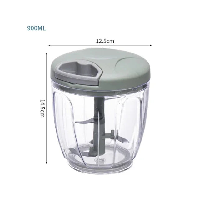 Kitchen Householde Manual Garlic Press Multi-function Grinding Chopper Food Vegetables Cutter Meat Kitchen Gadgets Masher Tool