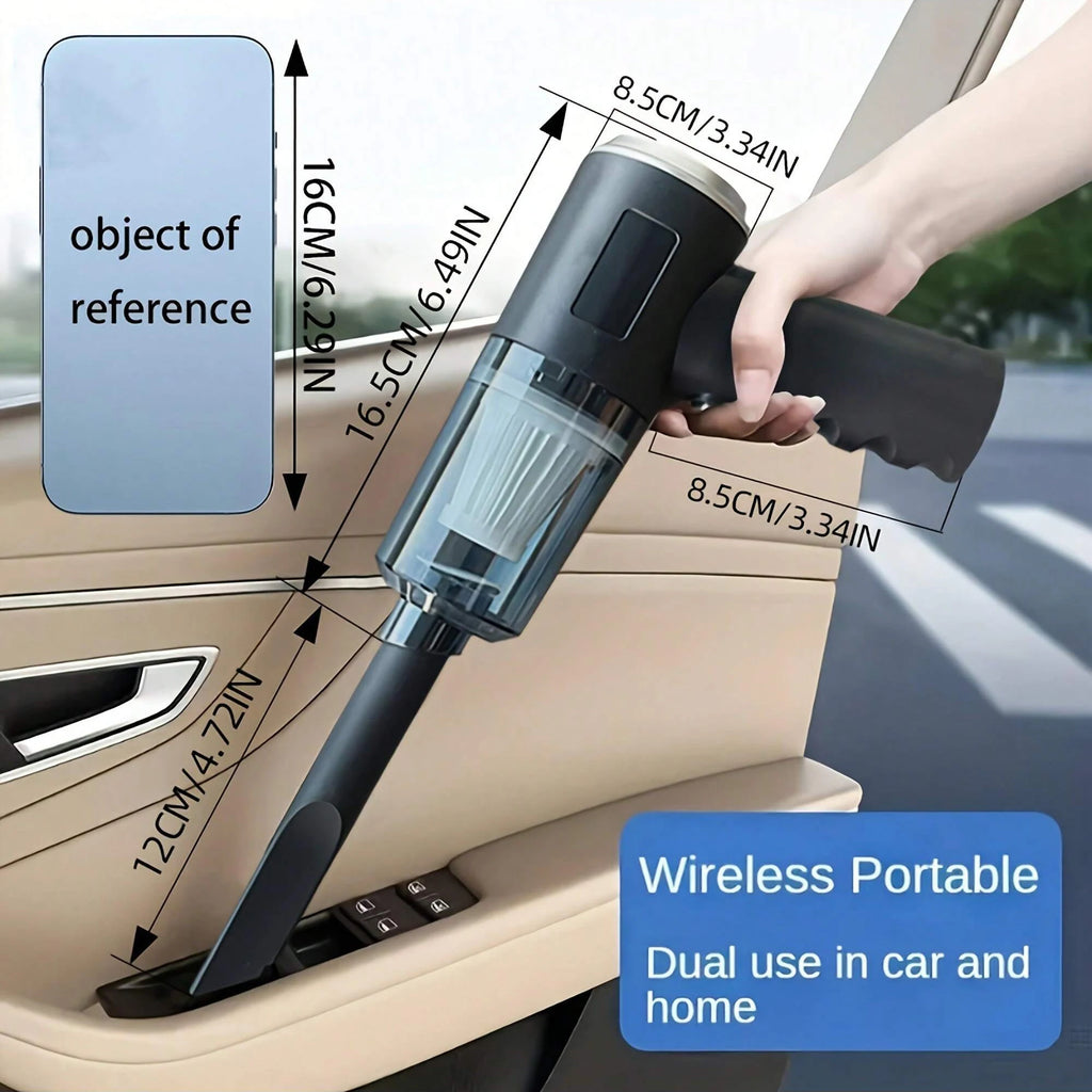 3 En 1 Aspiration Intégrée Et Soufflage Aspirateur À Vide USB Chargeur De Petit Aspirateur Domestique De Voiture