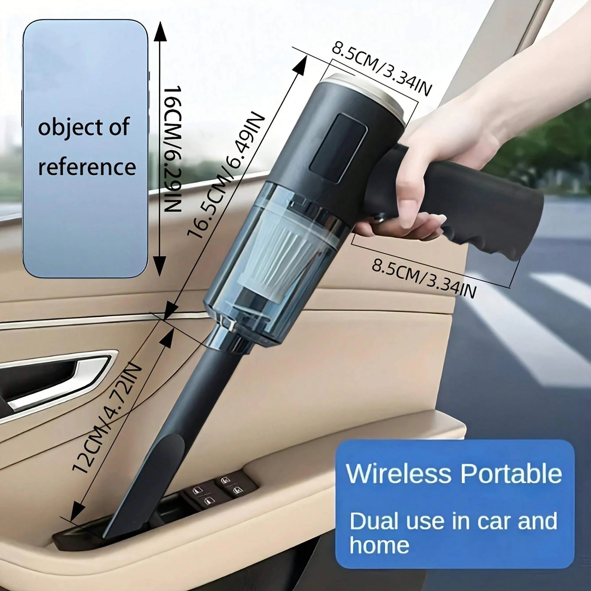 3 En 1 Aspiration Intégrée Et Soufflage Aspirateur À Vide USB Chargeur De Petit Aspirateur Domestique De Voiture