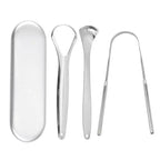 Outils de soins oraux en acier inoxydable, Brosse de langue de mauvaise haleine