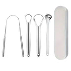 Outils de soins oraux en acier inoxydable, Brosse de langue de mauvaise haleine