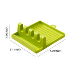 [Hot Sales] 1Pcspatula Rack Pot Lid Rack Shelves Counter Top Shovel Spoon Shelf Soup Spoon Pad Put Soup Spoon Chopsticks Holder