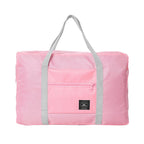 Solid Color Waterproof Folding Travel Bag Lightweight Large Capacity Luggage Bag