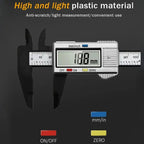 0-150mm High Strength Plastic Student Home Woodworking Gap Play Measuring Calipers Electronic Digital Calipers