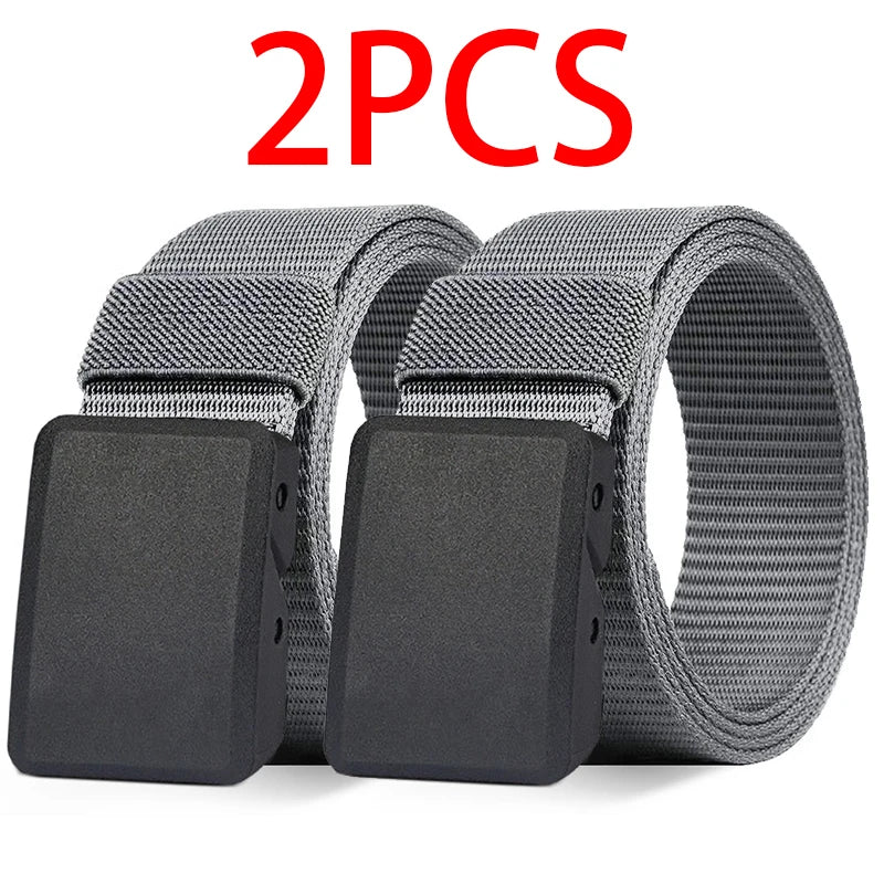 Men's Belt Outdoor Casual Canvas Belt Metal Free Training Nylon Tactical Belt With Pants Jeans Belt Sports Belts For Men Women