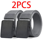 Men's Belt Outdoor Casual Canvas Belt Metal Free Training Nylon Tactical Belt With Pants Jeans Belt Sports Belts For Men Women