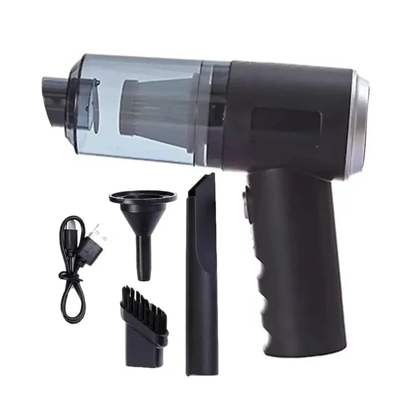 3 En 1 Aspiration Intégrée Et Soufflage Aspirateur À Vide USB Chargeur De Petit Aspirateur Domestique De Voiture