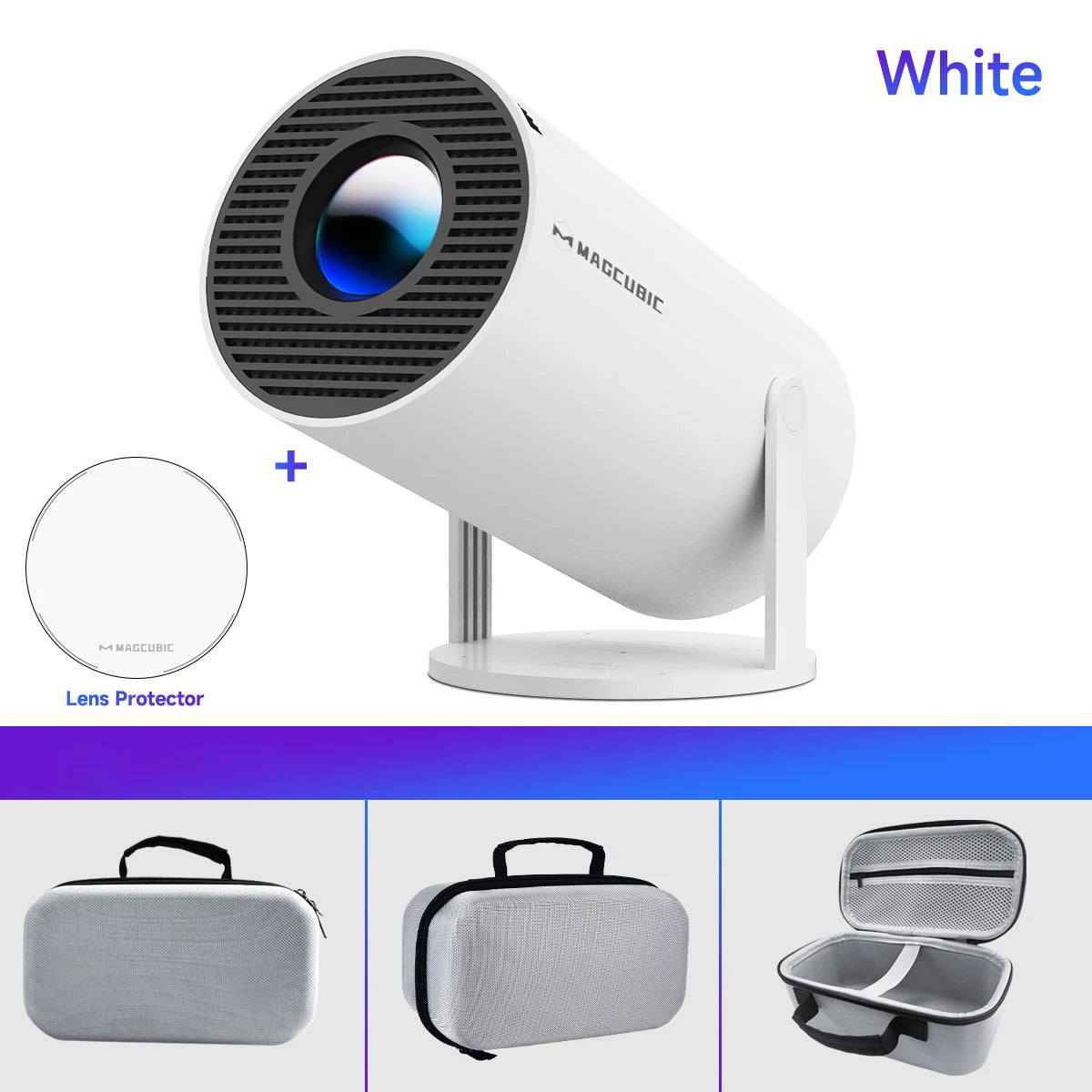 Magcubic 8K Wifi6 Projector 290ANSI Android 14 Dual WIFI Allwinner H726 BT5.4 1280*720P Home Cinema Outdoor Portable HY300 Pro +