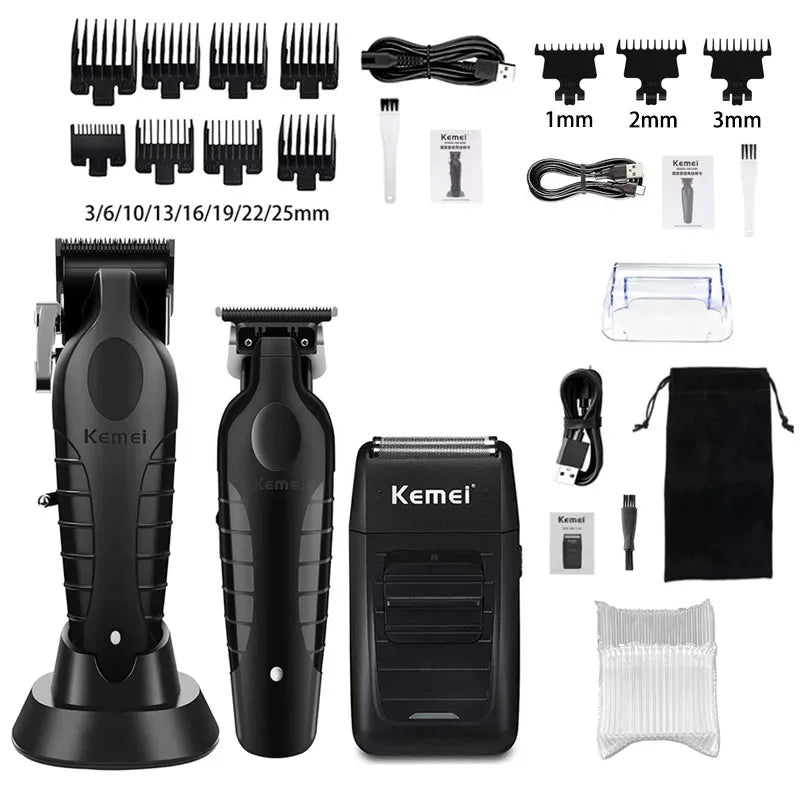 Machine de taille de cheveux et barbe électrique pour hommes