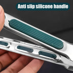 Stainless Steel Food Tongs Household Kitchen Thickened Heat-resistant Steak Tongs Food Buffet Barbecue Roasted Meat Bread Clips