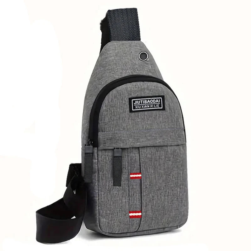 Fashionable and Trendy Lightweight Single Minimalist Shoulder Crossbody Bag for Men with Large Capacity for Leisure and Sports