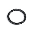 Stainless Steel Braided Double Row Front and Rear Fish Scale Alloy Magnetic Buckle Bracelet with Keel Jewelry New Model