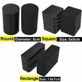 Black Adhesive Tape Household Use Touches Fastener Pad Fixed Patch Double Sided Mat Grip Strap Self-adhesive DIY Apparel