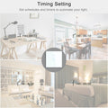 WiFi Smart Switch EU Light Wall Touch Switch 220V No Need Neutral Wire Tuya Smart Life Work with Alexa Google Home 1/2/3Gang