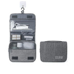 Foldable Toiletry Bag Organizer Hanging Storage Bag Bathroom Makeup Bag Case Travel Dry And Wet Separation Cosmetic Wash Bag