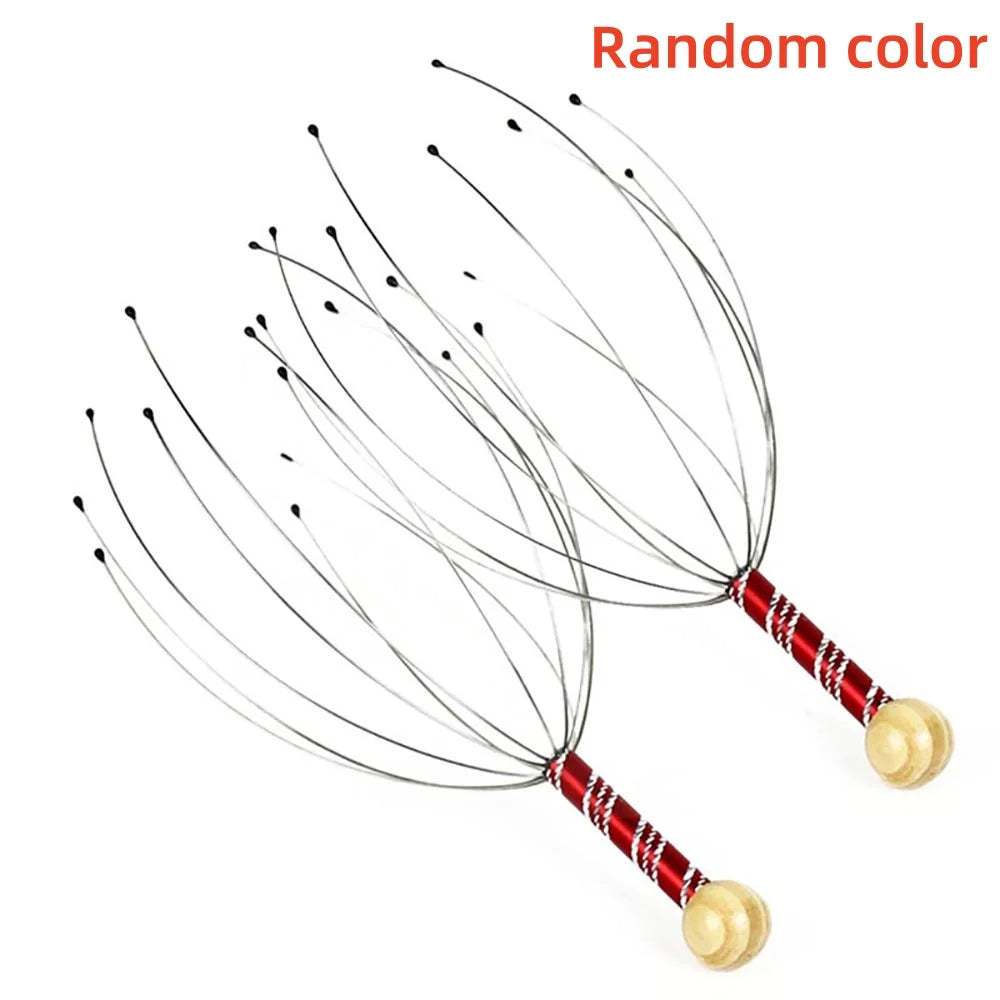 1PC Random Color Pet Massage Claw Head Massager Head Scratching Octopus Scalp Non Soul Extractor Divine Tool For Extracting