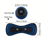 Muscle Electric Massager 2/3/4 Pcs EMS Neck Massage Machine 8 Modes 19 Levels of Strength Vibrater Instrument Treatment