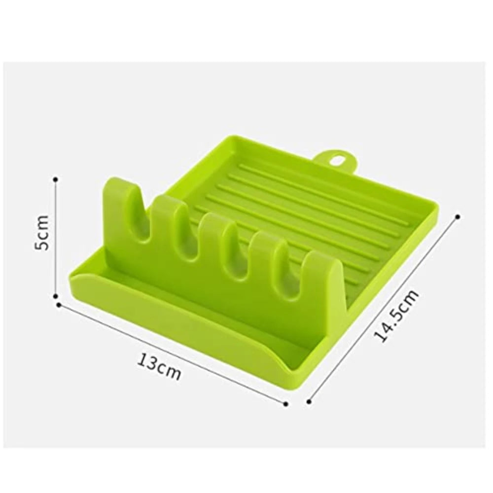 Kitchen Spatula Rack Pot Lid Rack Shelves Countertop Shovel Spoon Shelf Soup Spoon Pad Put Soup Spoon Chopsticks Holder