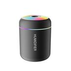 HOMEFISHMini Air Humidifier Usb Aroma Diffuser Essential Oil Purifier Cool Mist Sprayer  Home BedroomLED Desktop humidificador