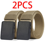 Men's Belt Outdoor Casual Canvas Belt Metal Free Training Nylon Tactical Belt With Pants Jeans Belt Sports Belts For Men Women