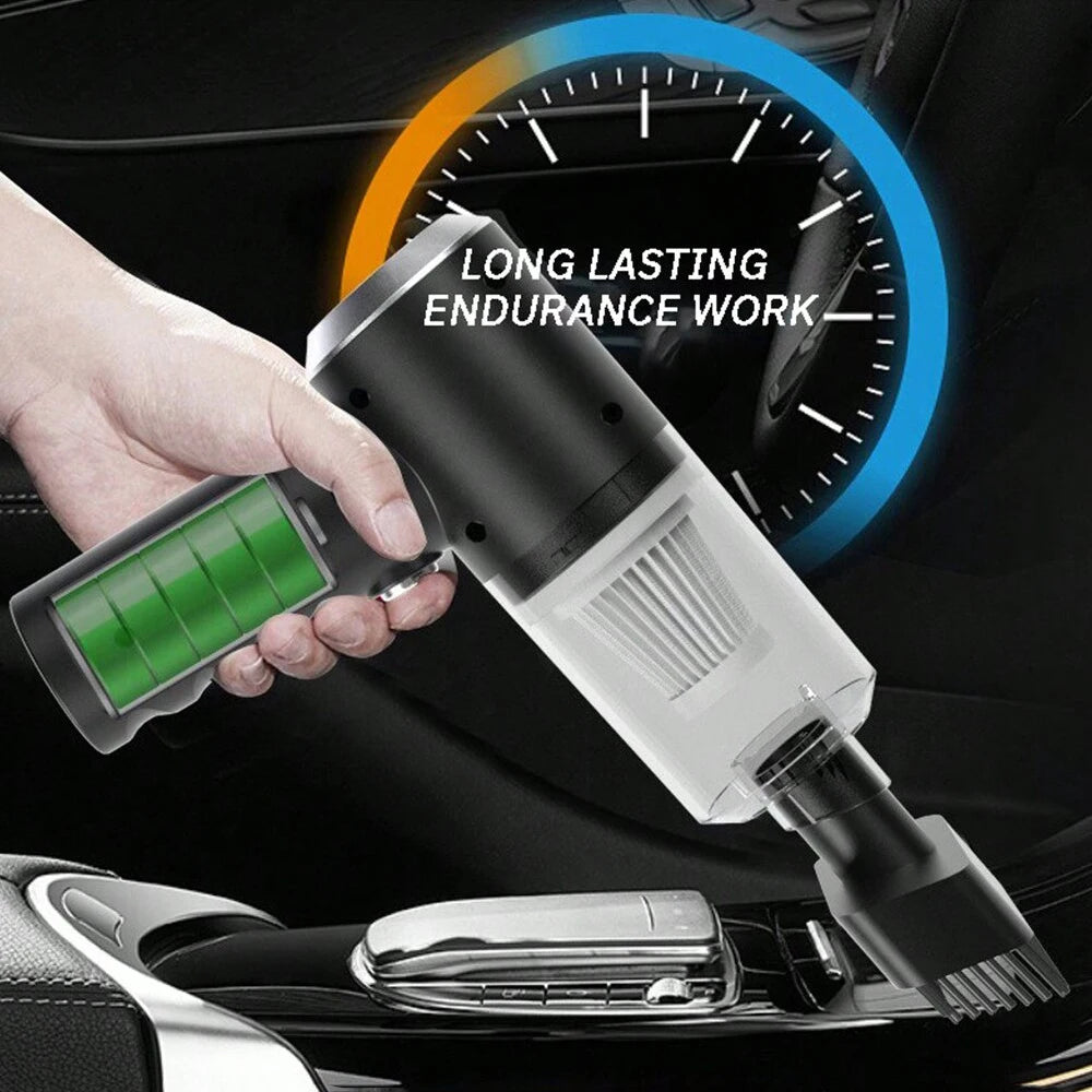 3 En 1 Aspiration Intégrée Et Soufflage Aspirateur À Vide USB Chargeur De Petit Aspirateur Domestique De Voiture