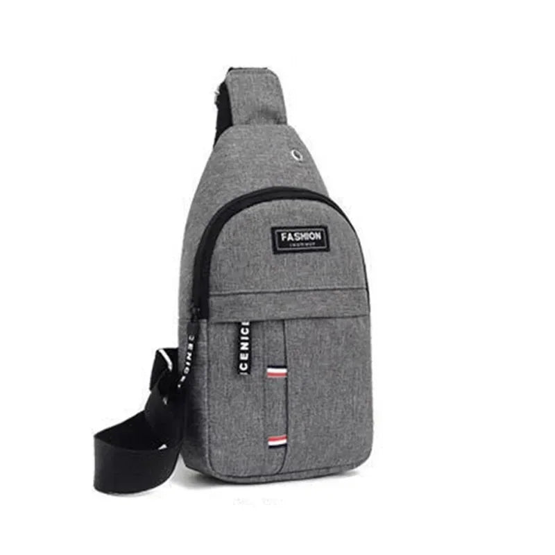 Fashionable and Trendy Lightweight Single Minimalist Shoulder Crossbody Bag for Men with Large Capacity for Leisure and Sports