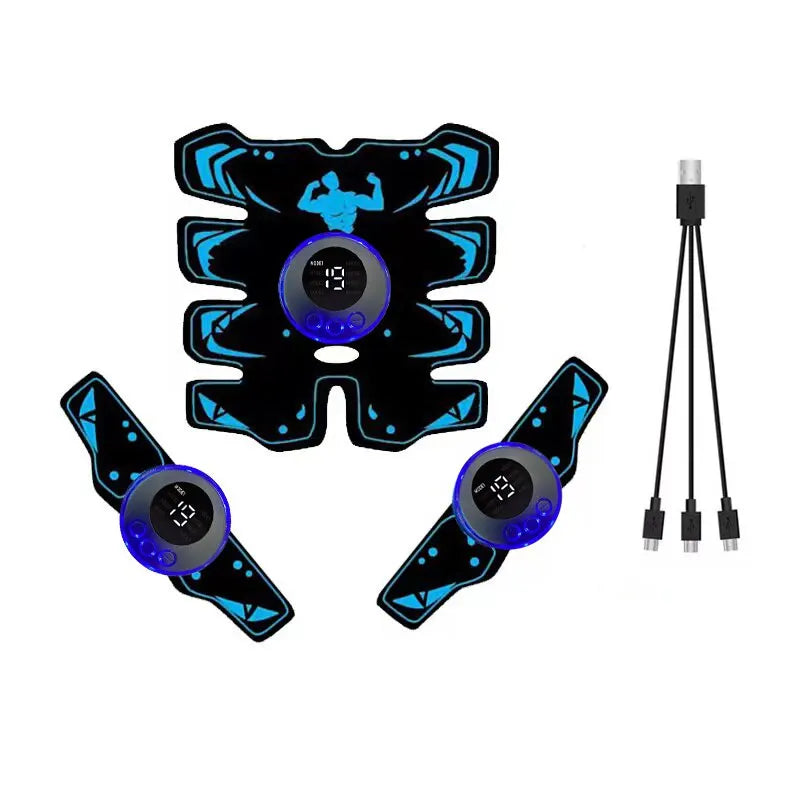 EMS Muscle Stimulator Smart Electric Fitness Abdominal Training Weight Loss Stickers Muscle Relax Body Slimming Shaping Massager