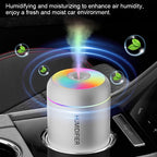 HOMEFISHMini Air Humidifier Usb Aroma Diffuser Essential Oil Purifier Cool Mist Sprayer  Home BedroomLED Desktop humidificador