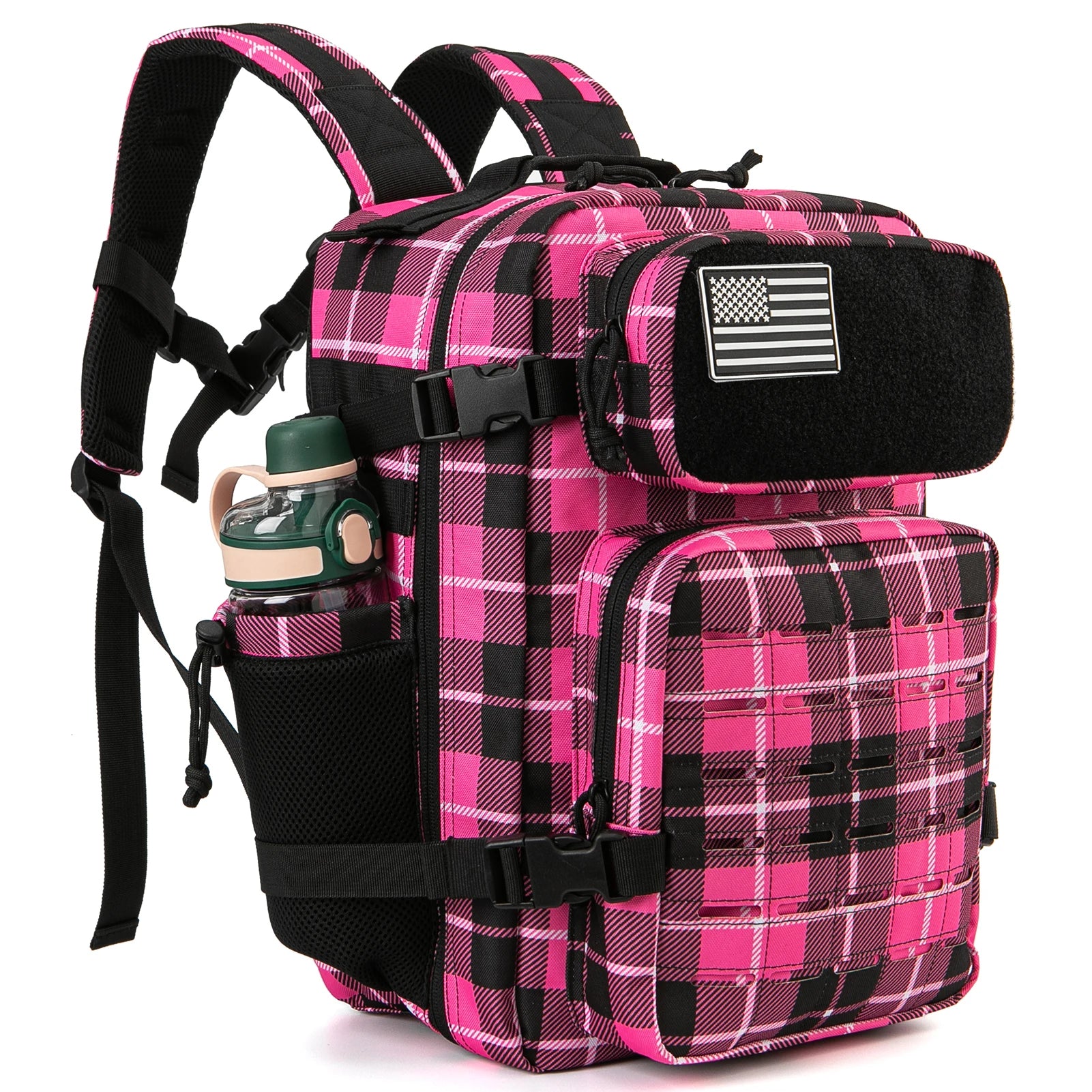25/45L Women/men Tactical Backpack School bag Outdoor camping equipment back pack Gym Rucksack Treeking with Dual Cup Holder