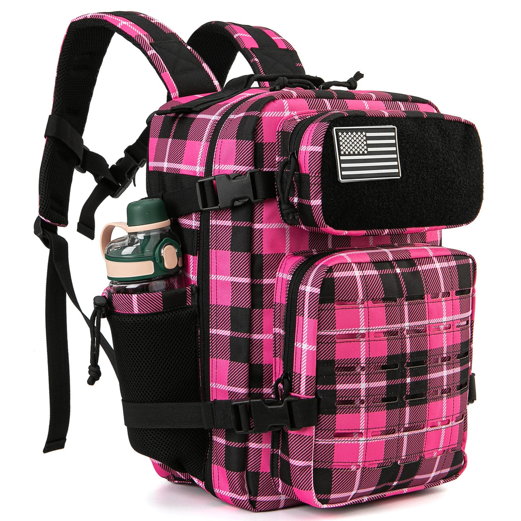 25/45L Women/men Tactical Backpack School bag Outdoor camping equipment back pack Gym Rucksack Treeking with Dual Cup Holder