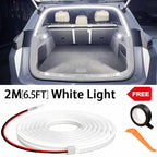 Car high brightness trunk lighting ambient light interior decoration LED wiring free automatic sensing tailgate light strip