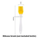 200/300/500ml Oil Spray Plastic Household Kitchen Oil Spray Bottle Or Oil Brush Nebulizing Mist Filling Cooking Dual Use BBQ
