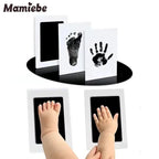 Baby Care Non-Toxic Baby Handprint Footprint Imprint Kit Baby Souvenirs Newborn Footprint Ink Pad for Newborn Baby Gifts