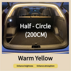 Car high brightness trunk lighting ambient light interior decoration LED wiring free automatic sensing tailgate light strip