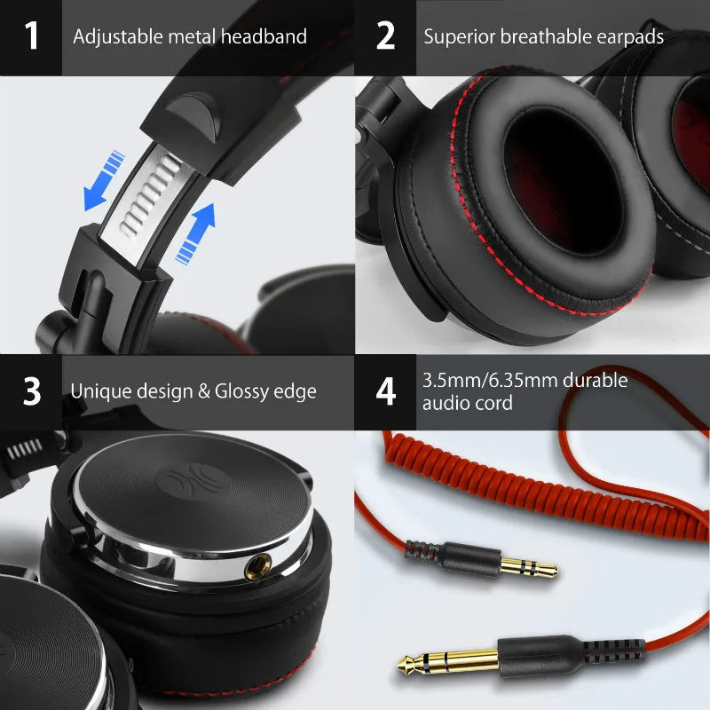 casque avec microphone sur l'oreille HiFi Hi-pro