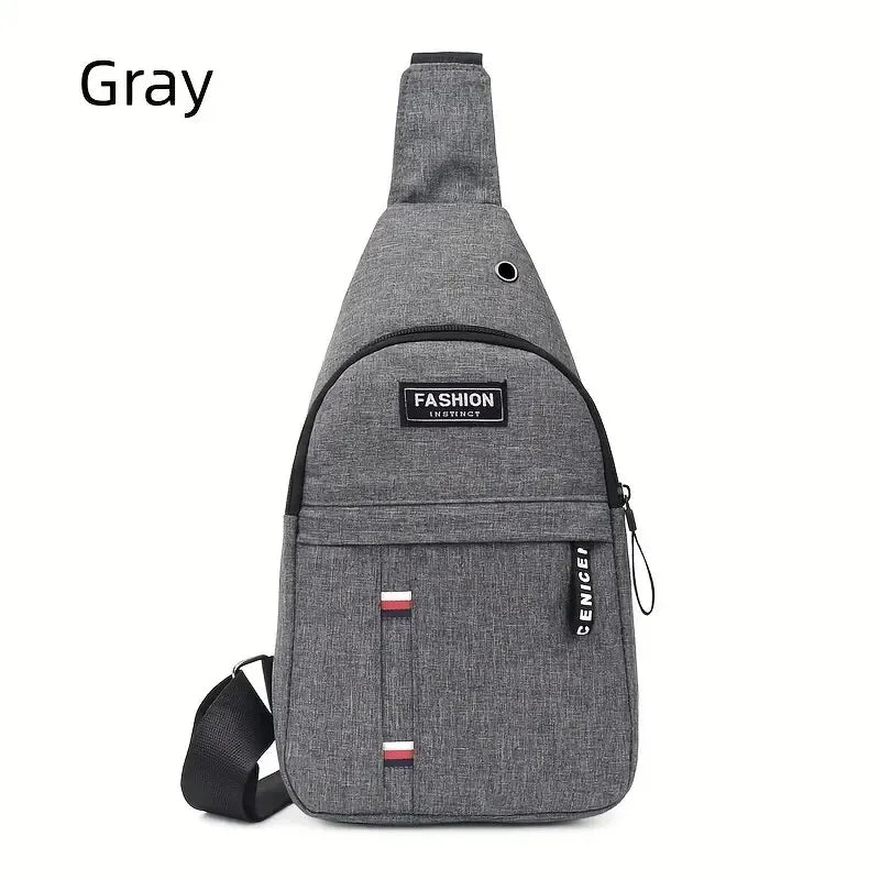 Fashionable and Trendy Lightweight Single Minimalist Shoulder Crossbody Bag for Men with Large Capacity for Leisure and Sports