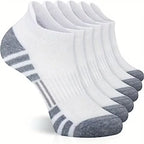 3 Pairs Ankle Athletic Running Socks Cushioned  Breathable Low Cut Sports Tab Socks For Men And Women