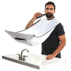 1pc Men Beards Shaving Aprons Creative Wall Mirror Suction Haircut Wrap Cape Home Salon Moustache Beard Shaving Apron