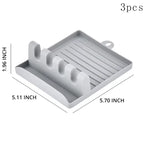1PC Multi-Functional Kitchen Utensil Holder Pot Lid Rack Spoon Shelf Chopsticks Holder Countertop Spatula Organizer Soup Spoon P