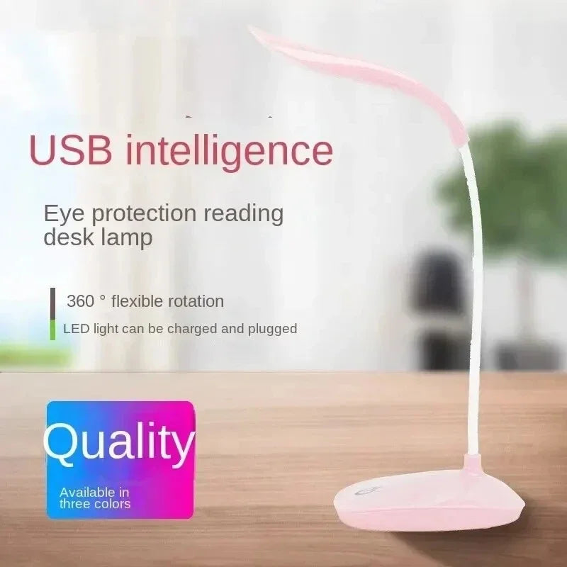 Dormitory Reading the USB Charging LED Lamp That Shield an Eye Beads Three Gears Touch Dimmer Lamp