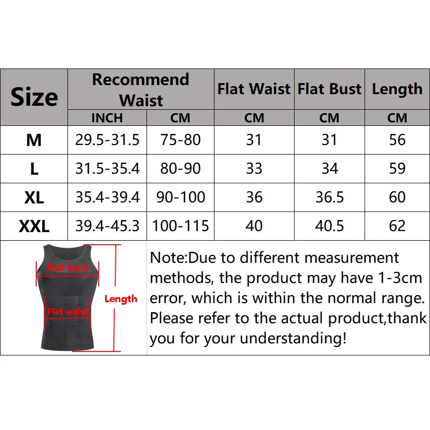 YBFDO Hommes Body Shaper Slimming Compression Vest Undershirt Soumission Taille Sans Couture Tank Top Ventre Ventre Poids Perte De Poids Shapewear