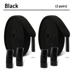 Elastic Laces Sneakers Tennis No Tie Shoe laces Lock Shoelaces without ties Kids Adult Shoelace Shoes Accessories 1Pair/2Pair