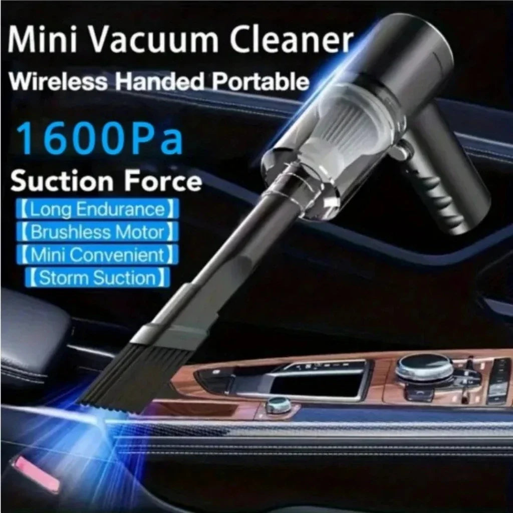 3 En 1 Aspiration Intégrée Et Soufflage Aspirateur À Vide USB Chargeur De Petit Aspirateur Domestique De Voiture