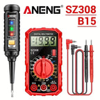 Multimeter Tester Pen Suit ANENG Multimeters 1999 Counts 24-250V Voltage Detector Meter Diagnostic Breakpoint Finder