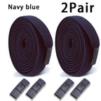 Elastic Laces Sneakers Tennis No Tie Shoe laces Lock Shoelaces without ties Kids Adult Shoelace Shoes Accessories 1Pair/2Pair
