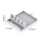 [Hot Sales] 1Pcspatula Rack Pot Lid Rack Shelves Counter Top Shovel Spoon Shelf Soup Spoon Pad Put Soup Spoon Chopsticks Holder