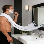 Male Shaving Apron Beard Catcher Cape Care Bib Face Shaved Hair Adult Bibs Shaver Cleaning Hairdresser for Man Clean Apron Gift