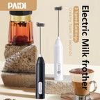 MINl Mik Frother USB Rechargeable 3 Vitesses Mousse Machine À Café Mélangeur À Poignée Électrique Mélangeur D'œufs Beater Outils De Cuisson Chauds
