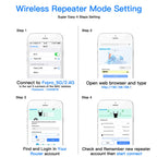 5Ghz WiFi Repeater AC1200 Wi-Fi Booster WiFi Extender Amplificateur 2.4G/5GHz Wi-Fi Signal Booster Point d'accès réseau longue portée